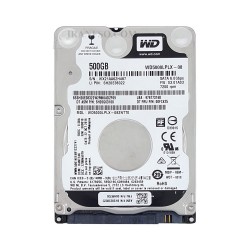 هارد HDD لپ تاپ 500 گیگابایت وسترن Sata 5400RPM Slim سه ماه گارانتی-ریفر