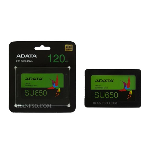 هارد SSD لپ تاپ 120 گیگابایت Adata Sata 2.5Inch SU650