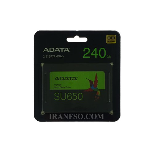 هارد SSD لپ تاپ 240 گیگابایت Adata Sata 2.5Inch SU650