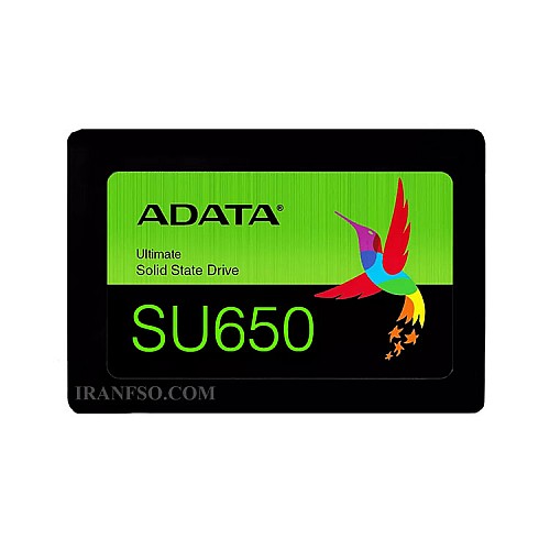 هارد SSD لپ تاپ 480 گیگابایت Adata Sata 2.5Inch SU650 یک سال گارانتی افق