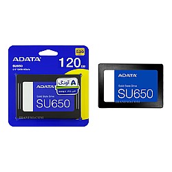 هارد SSD لپ تاپ 120 گیگابایت Adata Sata 2.5Inch SU650 گارانتی آونگ