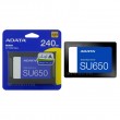 هارد SSD لپ تاپ 240 گیگابایت Adata Sata 2.5Inch SU650 گارانتی آونگ