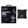 هارد SSD لپ تاپ 480 گیگابایت Adata SD600Q External مشکی-گارانتی آونگ