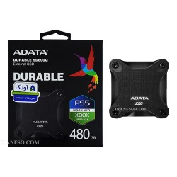 هارد SSD لپ تاپ 480 گیگابایت Adata SD600Q External مشکی-گارانتی آونگ