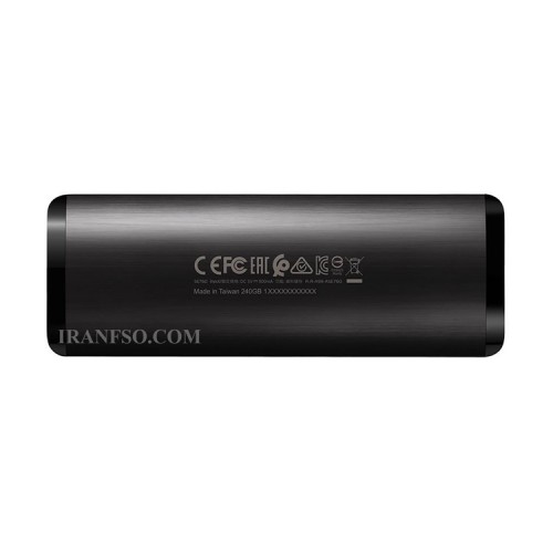 هارد SSD لپ تاپ 512 گیگابایت Adata SE760 External مشکی-گارانتی آونگ