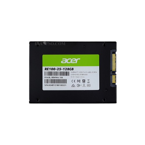 هارد SSD لپ تاپ 128 گیگابایت ایسر Sata 2.5Inch RE100 گارانتی آواژنگ