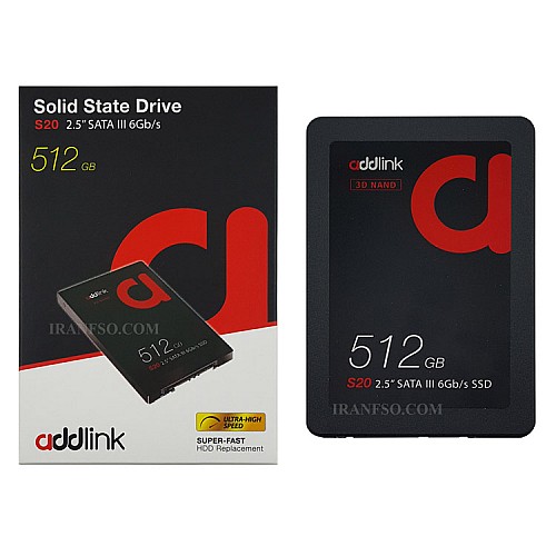 هارد SSD لپ تاپ 512 گیگابایت Addlink Sata 2.5Inch