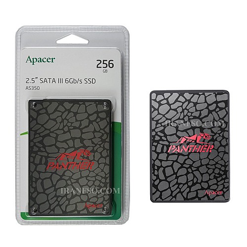 هارد SSD لپ تاپ 256 گیگابایت Apacer Sata 2.5Inch AS350 یک سال گارانتی افق