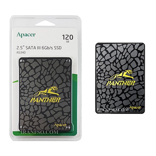 هارد SSD لپ تاپ 120 گیگابایت Apacer Sata 2.5Inch_AS340 گارانتی متین
