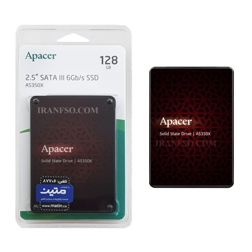 هارد SSD لپ تاپ 128 گیگابایت Apacer Sata 2.5Inch_AS350X گارانتی متین