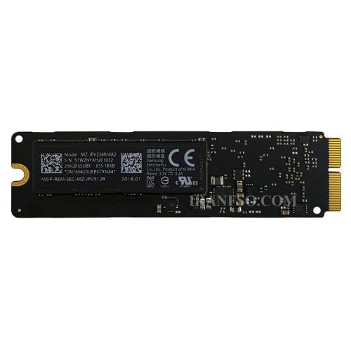 هارد SSD لپ تاپ 256 گیگابایت برای اپل Macbook 2013-2015