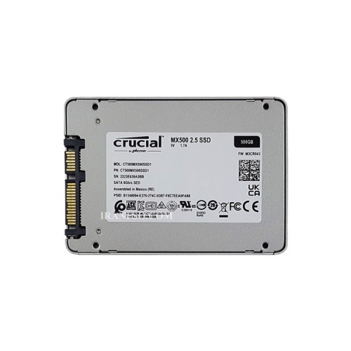 هارد SSD لپ تاپ 500 گیگابایت Crucial Sata 2.5Inch MX500 گارانتی آواژنگ