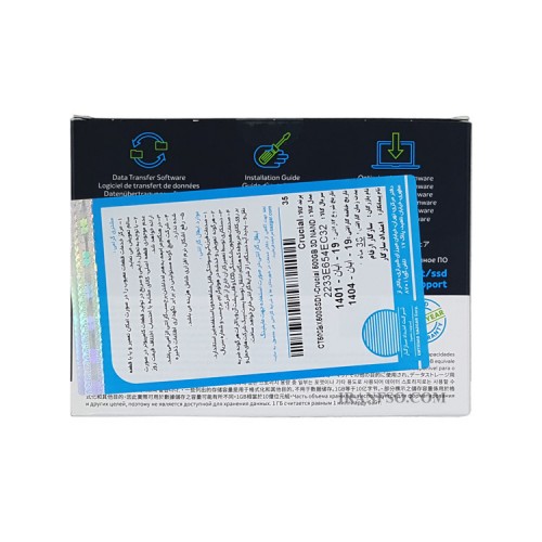 هارد SSD لپ تاپ 500 گیگابایت Crucial Sata 2.5Inch BX500 گارانتی سازگار