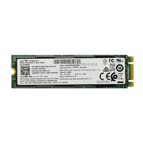 هارد SSD لپ تاپ 128 گیگابایت دل M.2 NGFF 2280_Refurbish سه ماه گارانتی