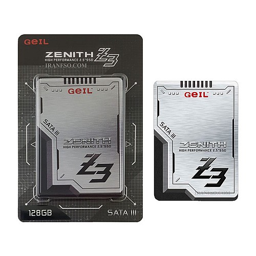 هارد SSD لپ تاپ 128 گیگابایت Geil Sata 2.5Inch Zenith Z3 گارانتی آواژنگ