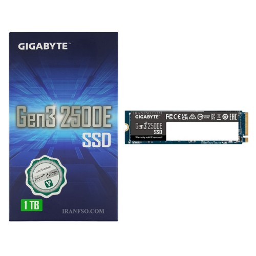 هارد SSD لپ تاپ 1ترابایت Gigabyte M.2 NVME 2280_GEN3 2500E گارانتی آواژنگ