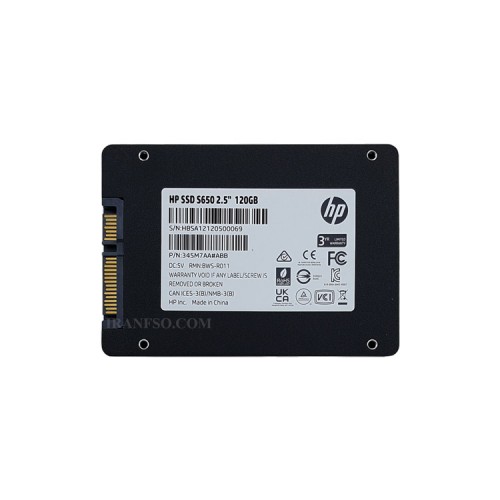 هارد SSD لپ تاپ 120 گیگابایت اچ پی Sata 2.5Inch S650 گارانتی آواژنگ