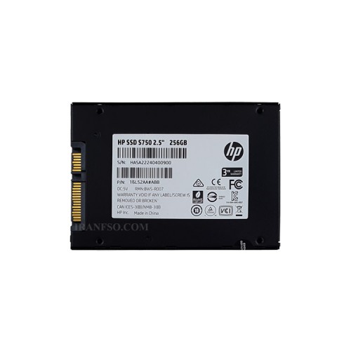 هارد SSD لپ تاپ 256 گیگابایت اچ پی Sata 2.5Inch S750 گارانتی آواژنگ