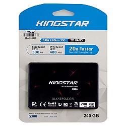 هارد SSD لپ تاپ 240 گیگابایت Kingstar G300 Sata 2.5Inch یکسال گارانتی افق