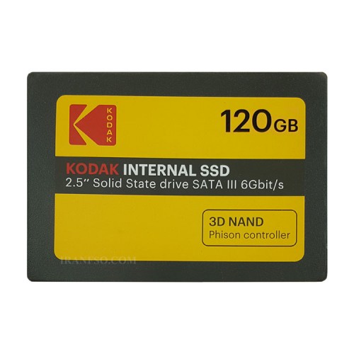 هارد SSD لپ تاپ 120 گیگابایت Kodak Sata 2.5Inch یکسال گارانتی افق