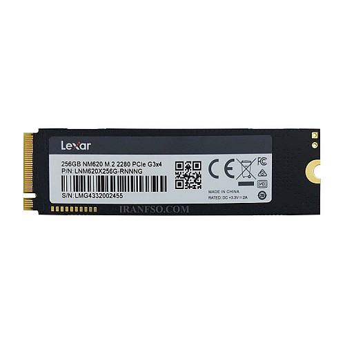 هارد SSD لپ تاپ 256 گیگابایت Lexar M.2 NVME 2280-NM620