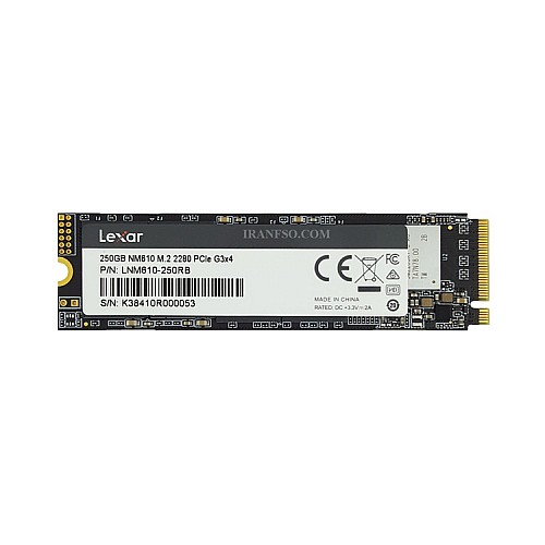 هارد SSD لپ تاپ 250 گیگابایت Lexar M.2-2280 NVME