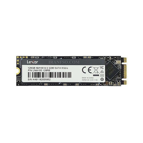 هارد SSD لپ تاپ 128 گیگابایت Lexar M2 NGFF 2280_NM100