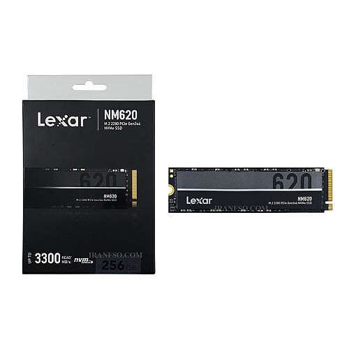 هارد SSD لپ تاپ 256 گیگابایت Lexar M.2 NVME 2280-NM620 یکسال گارانتی افق