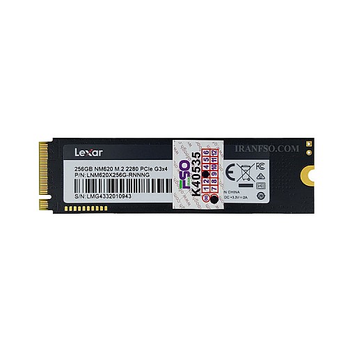 هارد SSD لپ تاپ 256 گیگابایت Lexar M.2 NVME 2280-NM620 یکسال گارانتی افق