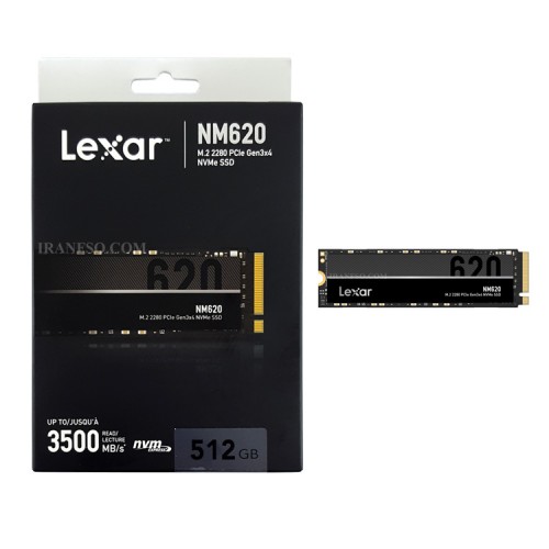 هارد SSD لپ تاپ 512 گیگابایت Lexar M.2 NVME 2280-NM620 گارانتی آواژنگ