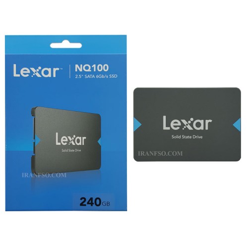 هارد SSD لپ تاپ 240 گیگابایت Lexar NQ100 Sata 2.5Inch یکسال گارانتی افق