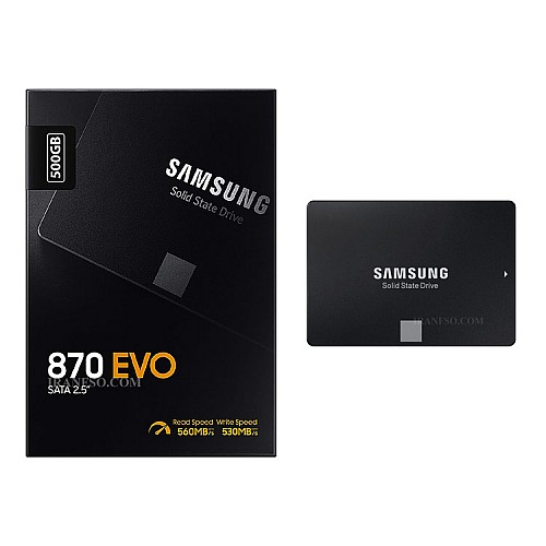 هارد SSD لپ تاپ 500 گیگابایت سامسونگ Sata 2.5 Inch EVO 870 گارانتی