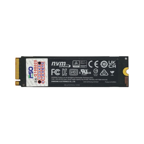 هارد SSD لپ تاپ 500 گیگابایت سامسونگ M2 NVME 2280 EVO 970