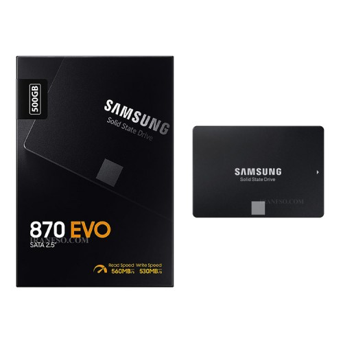 هارد SSD لپ تاپ 500 گیگابایت سامسونگ Sata 2.5 Inch EVO 870 گارانتی حامی