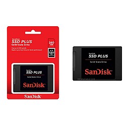 هارد SSD لپ تاپ 240 گیگابایت SanDisk Sata 2.5Inch Plus گارانتی سازگار