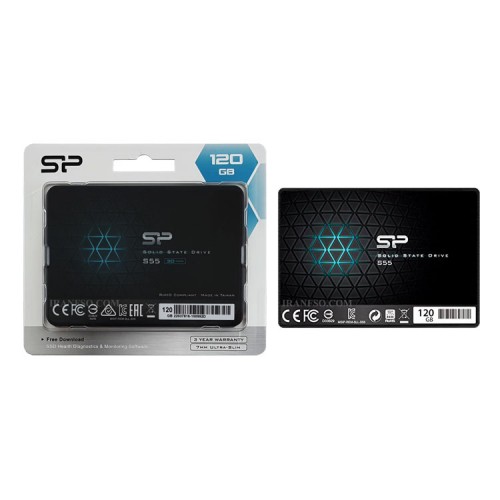 هارد SSD لپ تاپ 120 گیگابایت Silicon Power Sata 2.5Inch S55 دو سال گارانتی افق