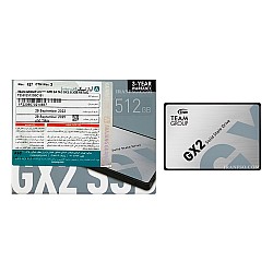 هارد SSD لپ تاپ 512 گیگابایت تیم گروپ Sata 2.5Inch GX2 گارانتی آواژنگ
