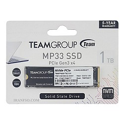 هارد SSD لپ تاپ 1ترابایت تیم گروپ M.2 NVME 2280_MP33 گارانتی آواژنگ
