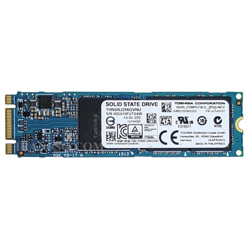 هارد SSD لپ تاپ 256 گیگابایت توشیبا M2 NGFF 2280