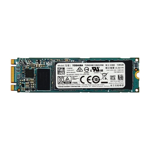 هارد SSD لپ تاپ 128 گیگابایت توشیبا M.2 NGFF 2280_Refurbish سه ماه گارانتی