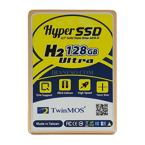 هارد SSD لپ تاپ 128 گیگابایت TwinMOS Sata 2.5Inch H2 ULTRA