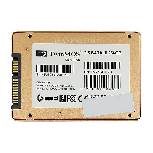 هارد SSD لپ تاپ 256 گیگابایت TwinMOS Sata 2.5Inch H2 ULTRA