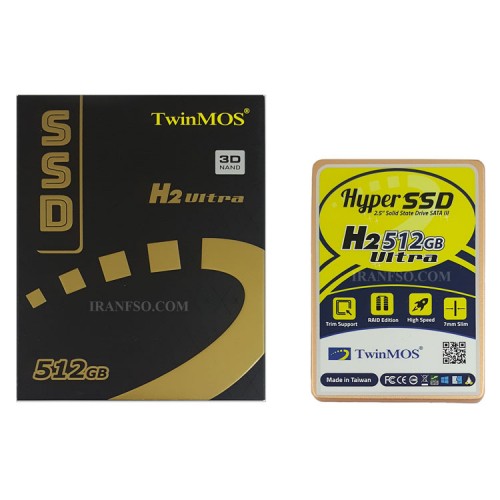 هارد SSD لپ تاپ 512 گیگابایت TwinMOS Sata 2.5Inch H2 ULTRA