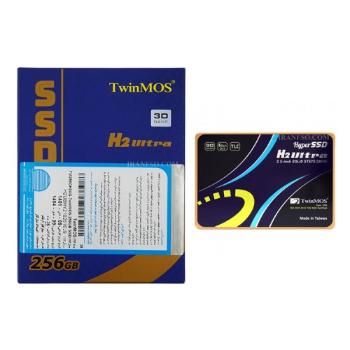 هارد SSD لپ تاپ 256 گیگابایت TwinMOS Sata 2.5Inch H2 ULTRA گارانتی سازگار