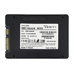 هارد SSD لپ تاپ 480 گیگابایت Verity Sata 2.5Inch S601