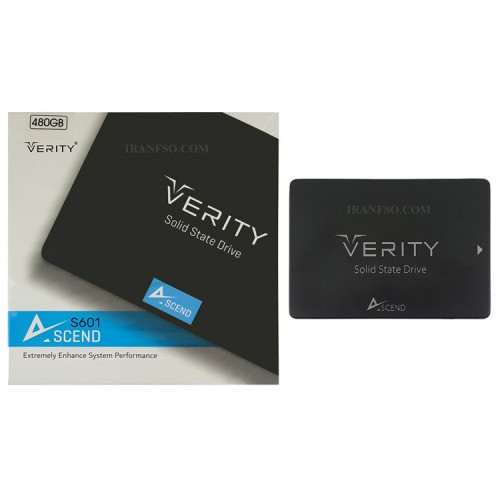 هارد SSD لپ تاپ 480 گیگابایت Verity Sata 2.5Inch S601