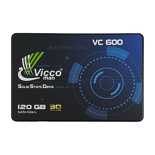 هارد SSD لپ تاپ 120 گیگابایت ViccoMan Sata 2.5Inch VC600