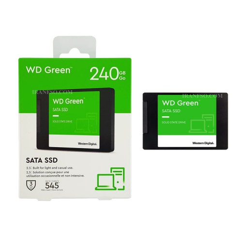 هارد SSD لپ تاپ 240 گیگابایت وسترن WD Green Sata 2.5Inch گارانتی حامی