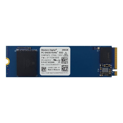 هارد SSD لپ تاپ 256 گیگابایت وسترن M.2 NVME 2280 شش ماه گارانتی