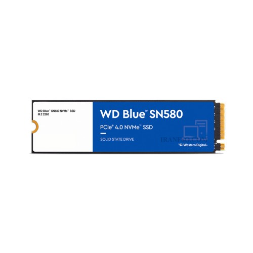 هارد SSD لپ تاپ 250 گیگابایت وسترن M.2 NVMe 2280_SN580 GEN4 گارانتی سازگار